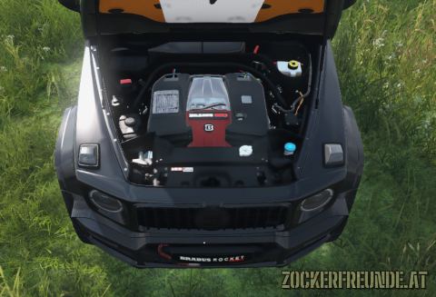 Motorraum – Candy Mercedes G63 Brabus